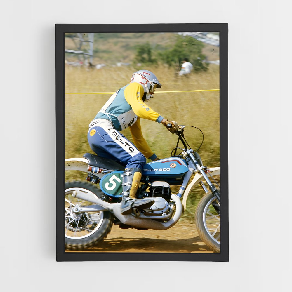 Poster époustouflant Pursang – affiche Bultaco (vue 2)