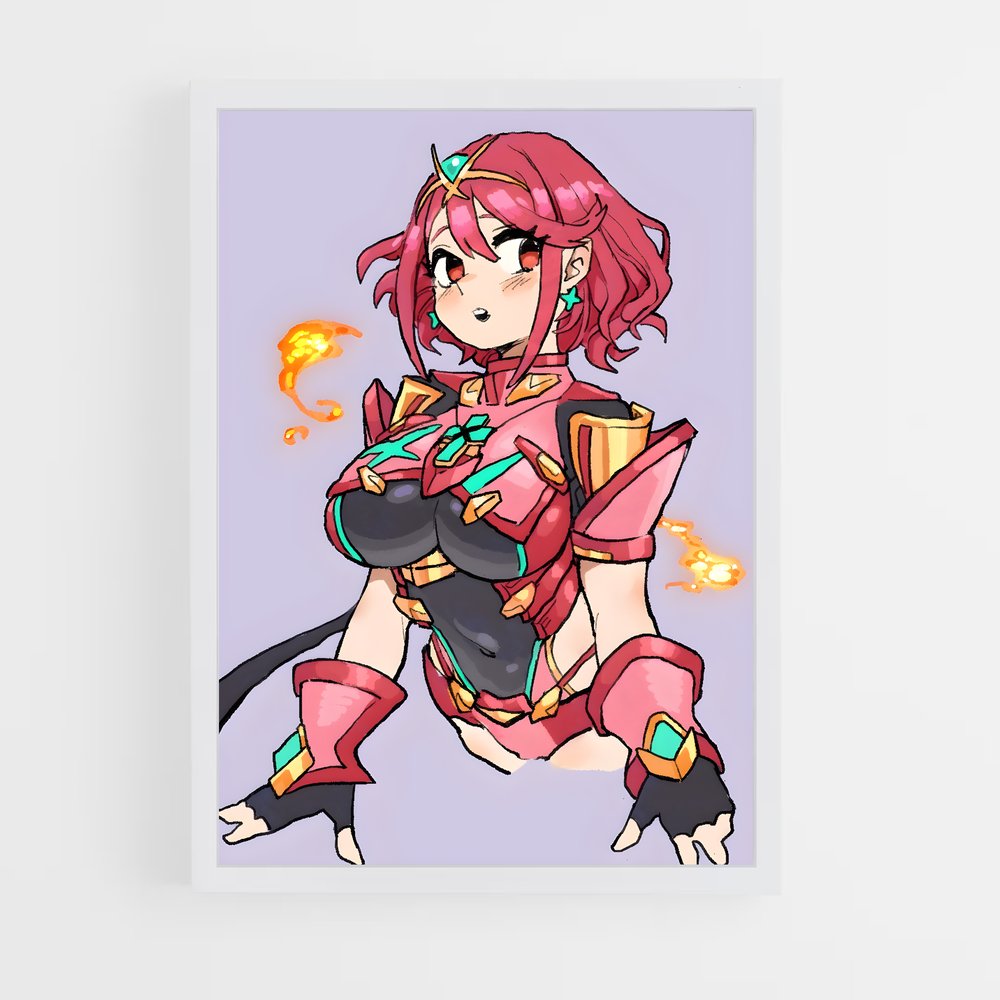 Poster Pink Phoenix – affiche Super Smash Bros (vue 3)