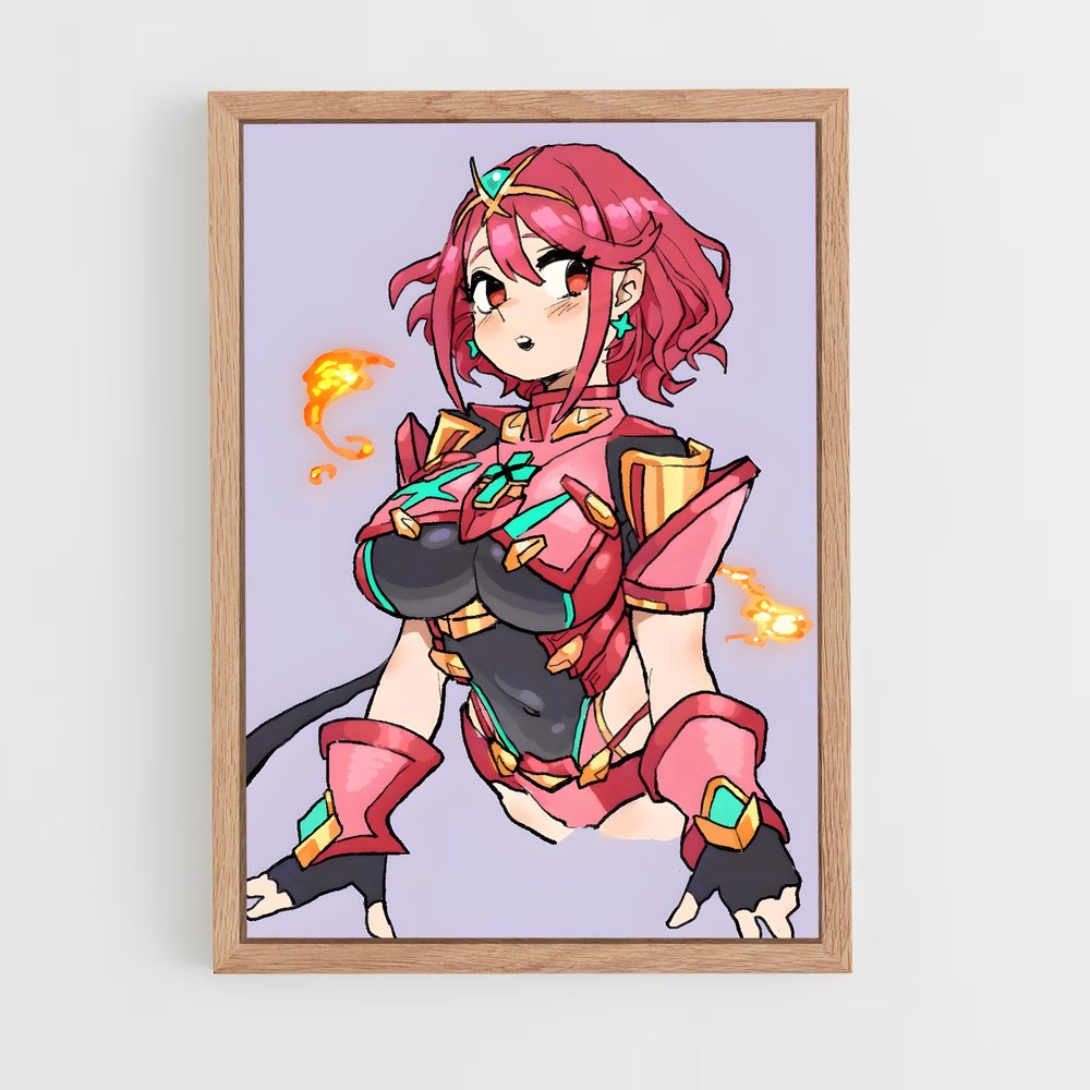 Poster Pink Phoenix – affiche Super Smash Bros (vue 4)