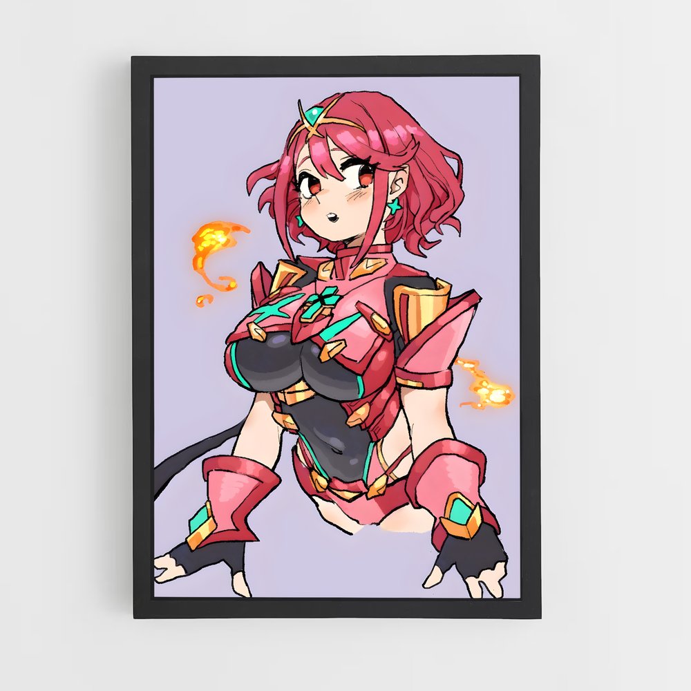 Poster Pink Phoenix – affiche Super Smash Bros (vue 2)