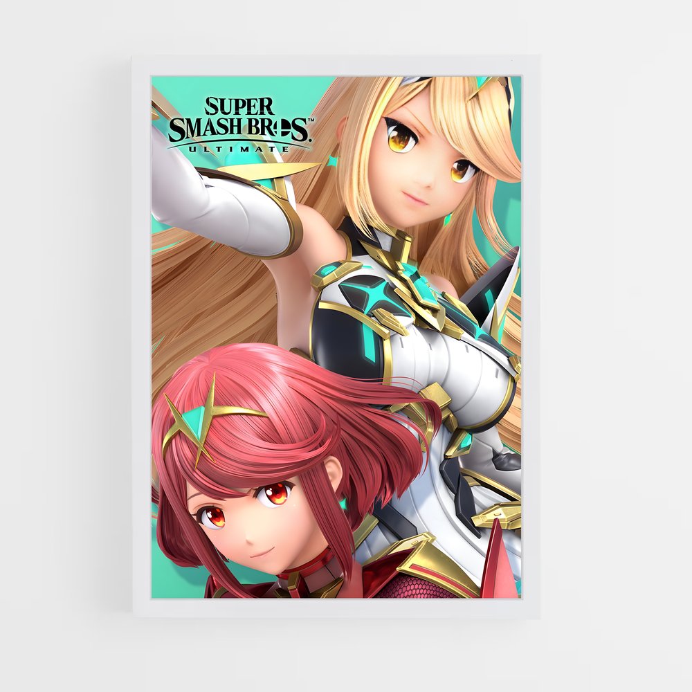 Poster Super Smash Showdown – affiche Super Smash Bros (vue 3)