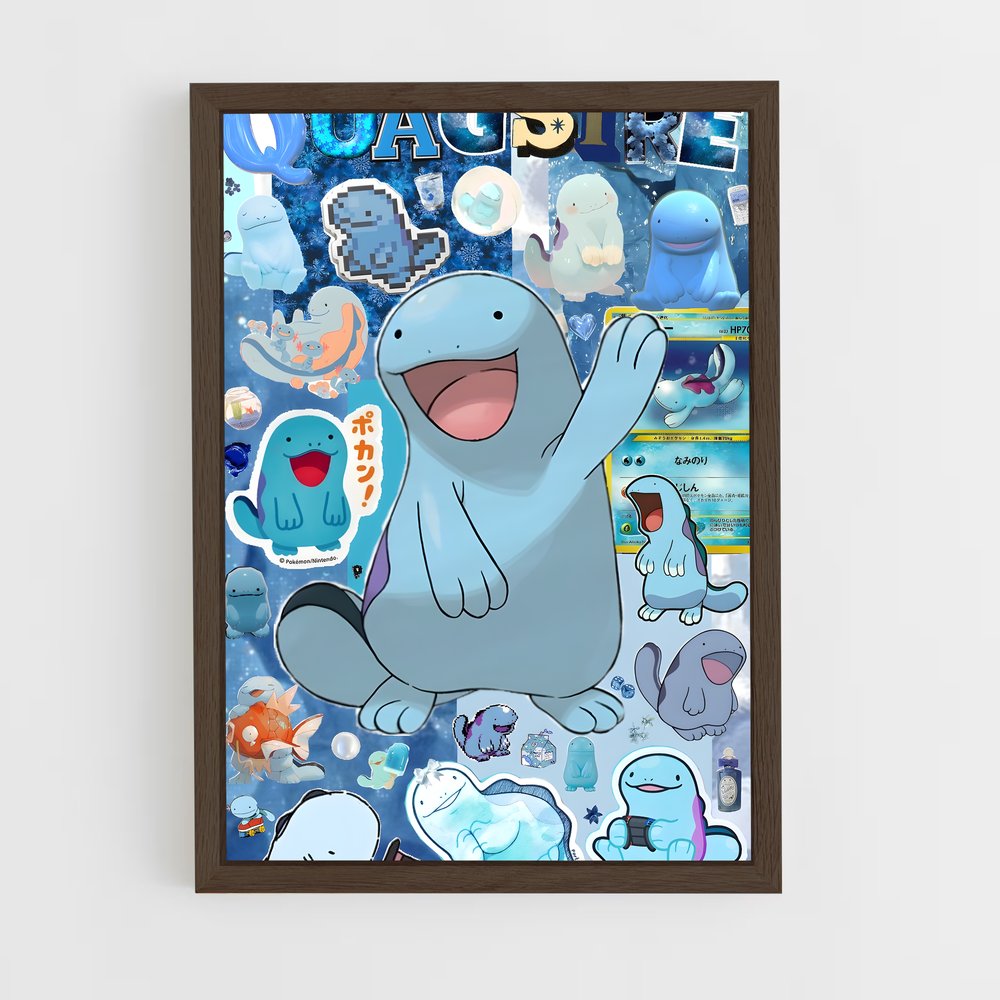 Poster Quagsire et ses Amis Animaux – affiche Pokemon (vue 5)