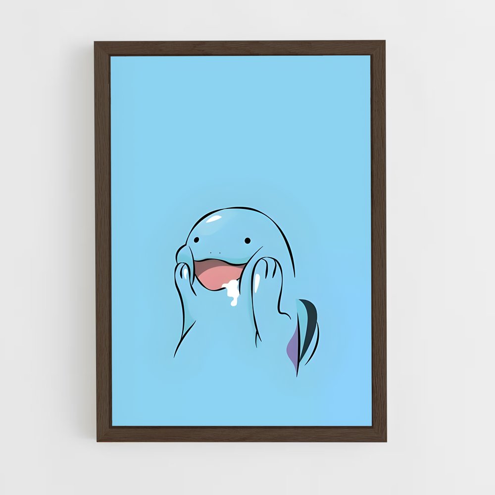 Poster Quagsire Bleu Étoilé – affiche Pokemon (vue 5)