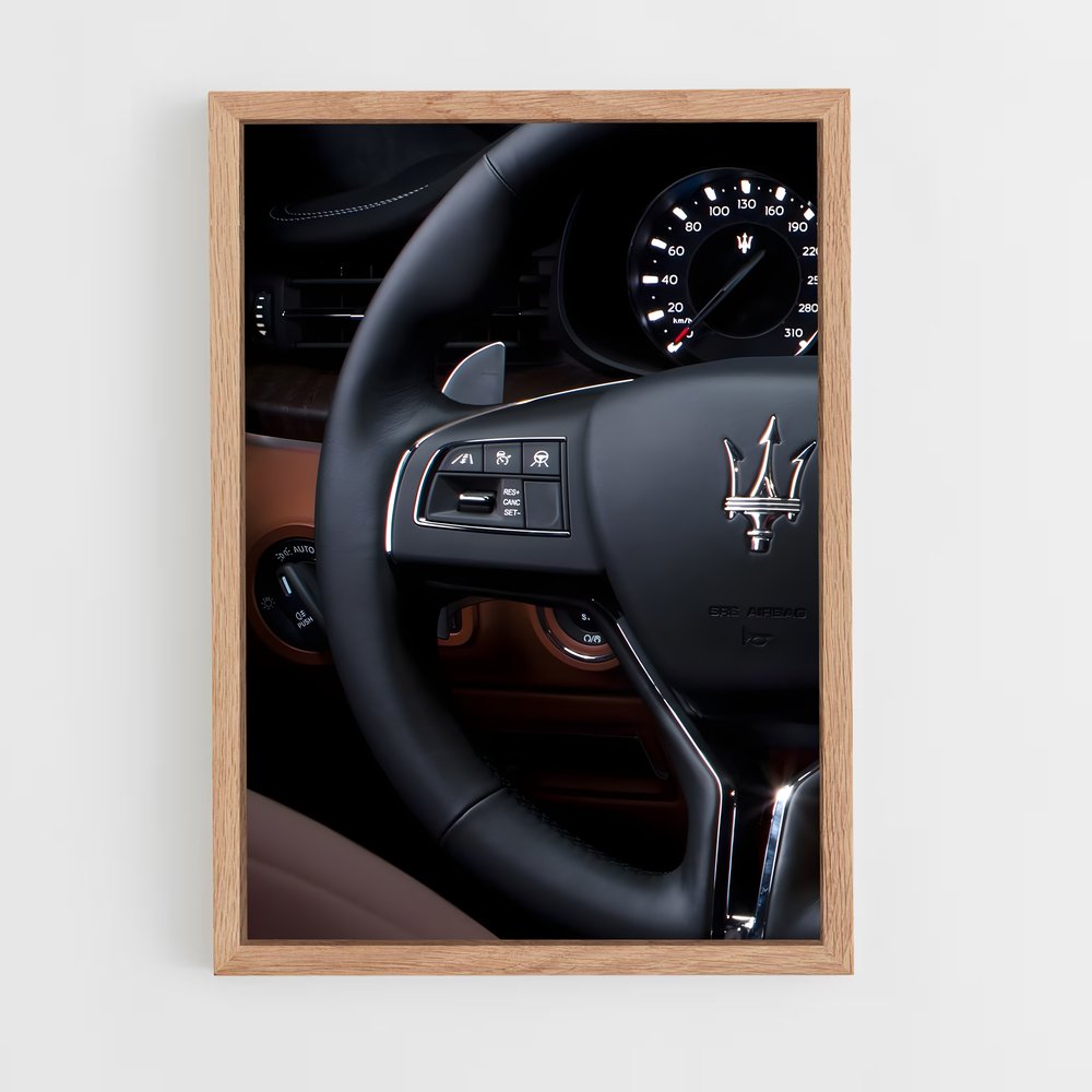 Poster Dashboard de Rêve – affiche Maserati (vue 4)