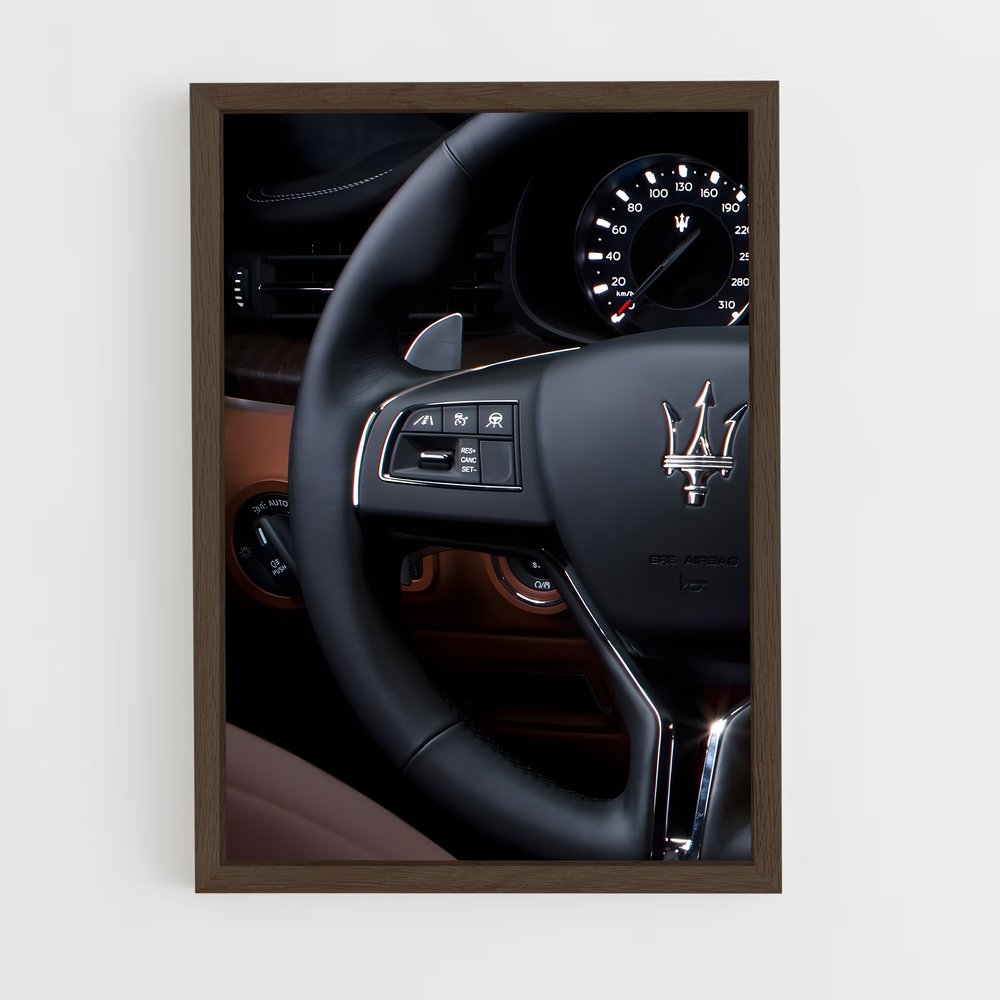 Poster Dashboard de Rêve – affiche Maserati (vue 5)