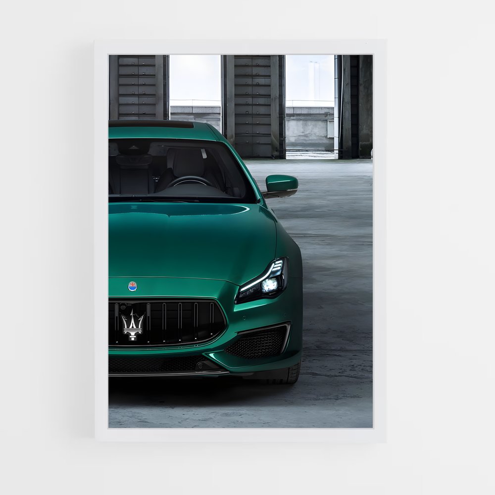 Poster Quattroporte sens – affiche Maserati (vue 3)
