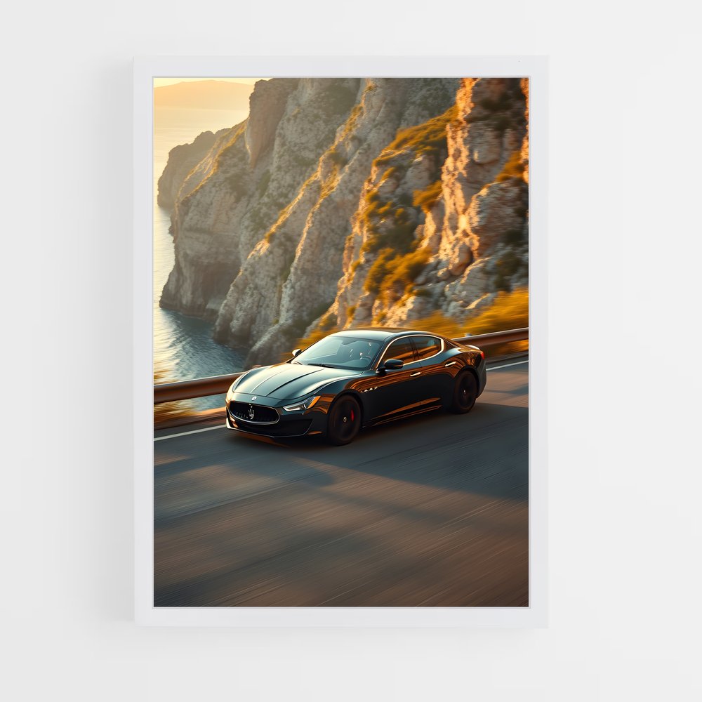 Poster Quattroporte Votre – affiche Maserati (vue 3)