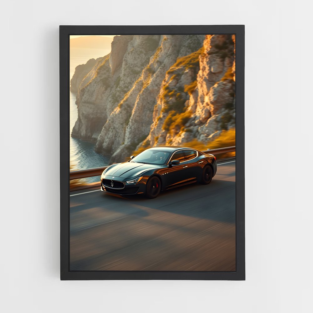 Poster Quattroporte Votre – affiche Maserati (vue 2)