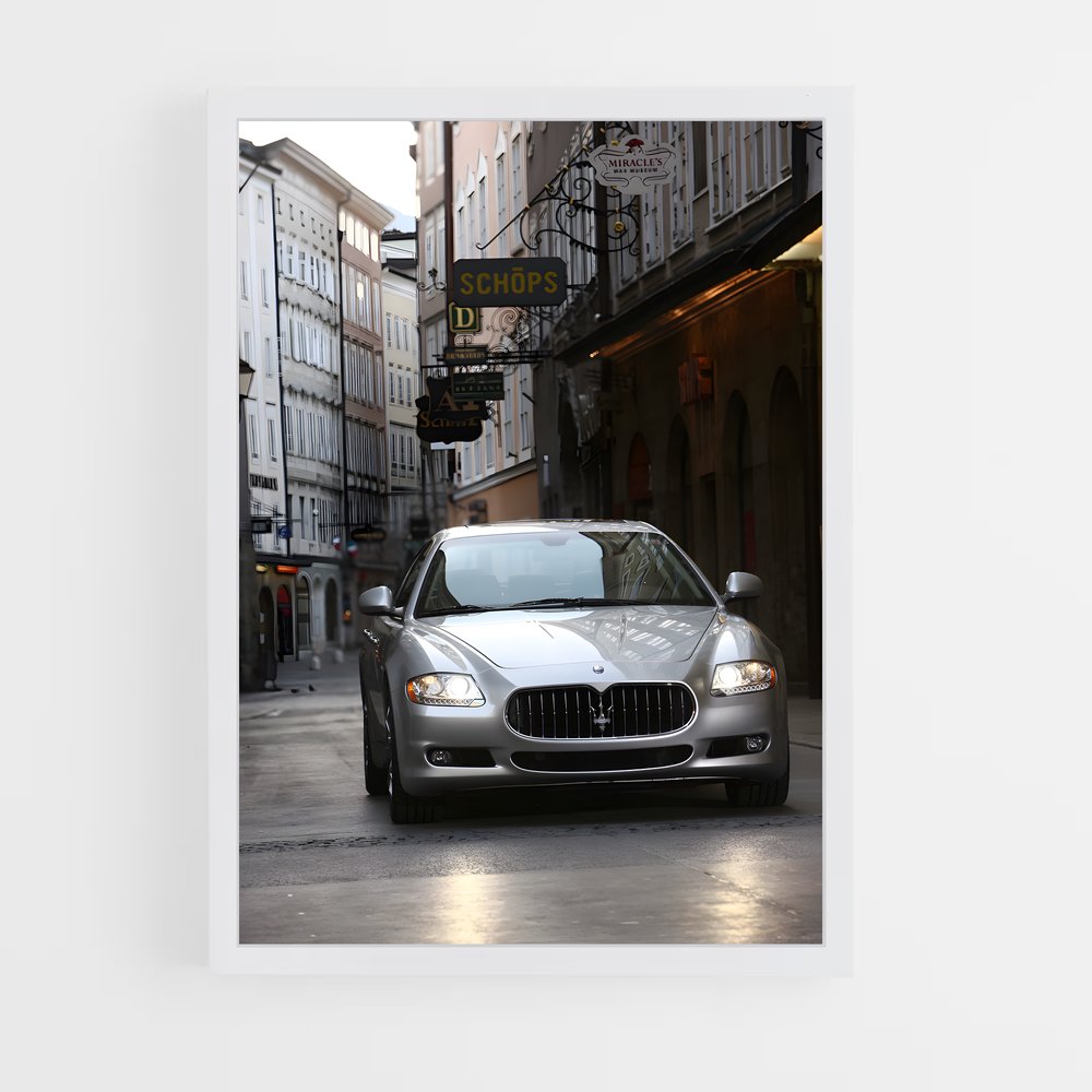 Poster Quattroporte Chic – affiche Maserati (vue 3)