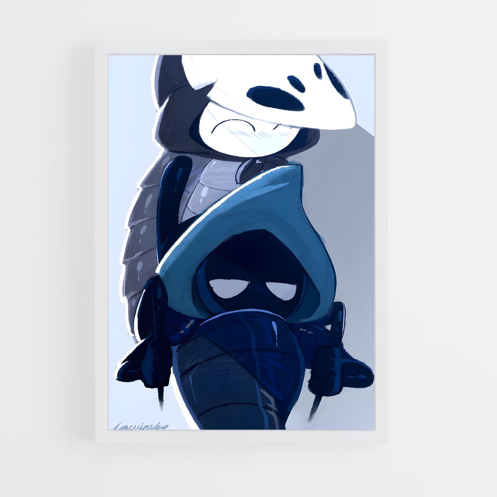 Poster Panda Paradise – affiche Hollow Knight (vue 3)