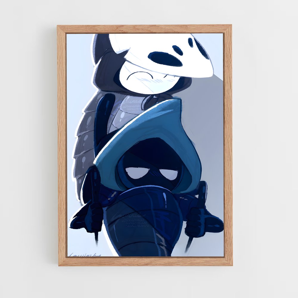 Poster Panda Paradise – affiche Hollow Knight (vue 4)