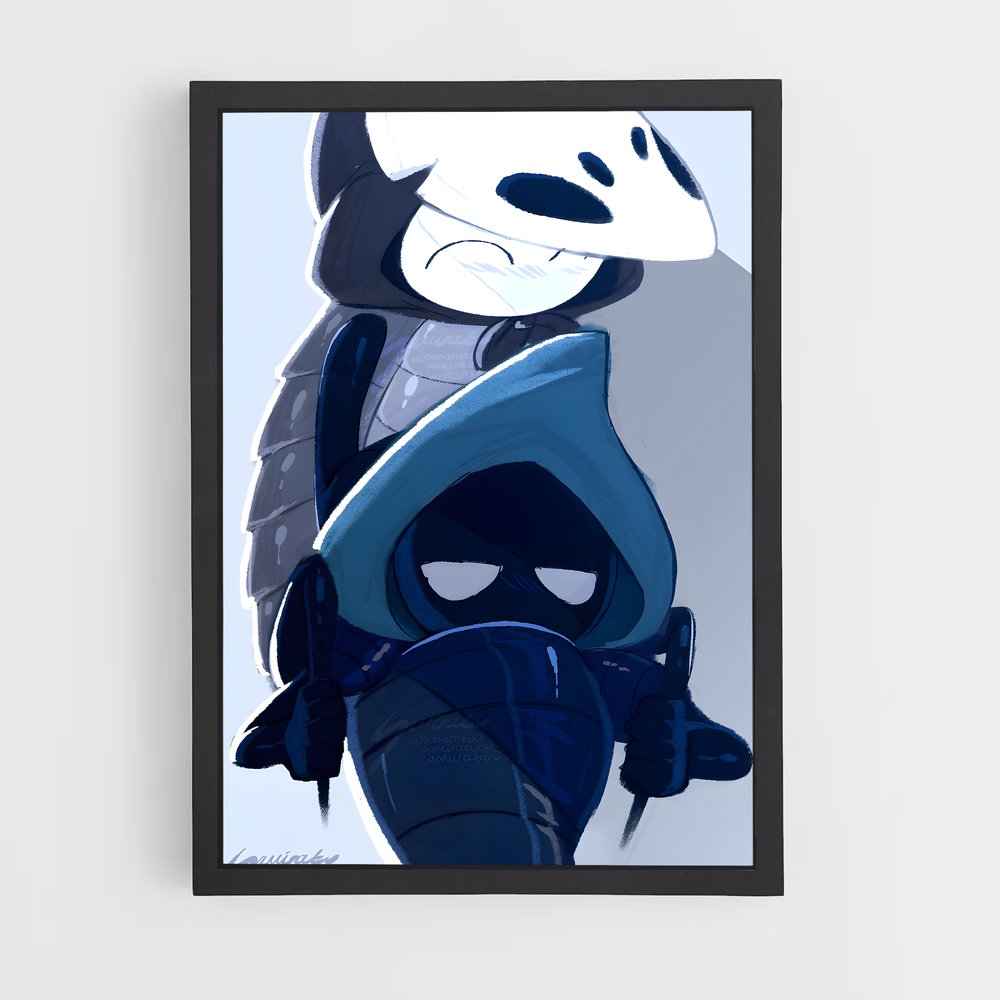 Poster Panda Paradise – affiche Hollow Knight (vue 2)