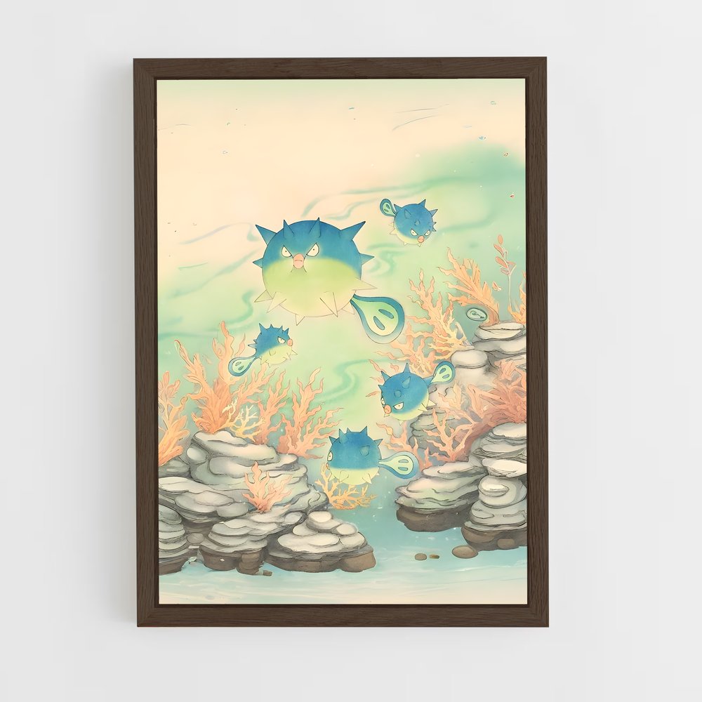 Poster Qwilfish Adventures – affiche Pokemon (vue 5)