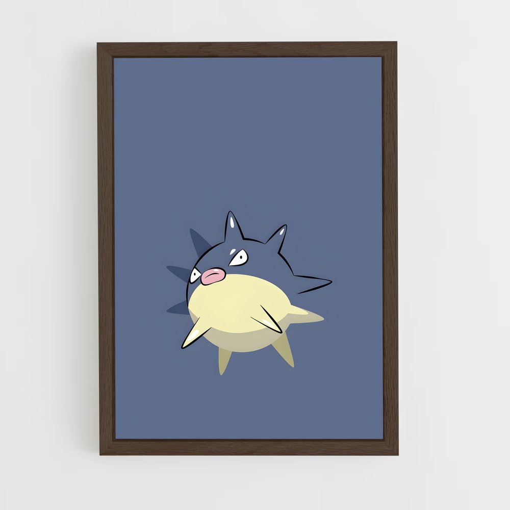 Poster Qwilfish Joyeux – affiche Pokemon (vue 5)