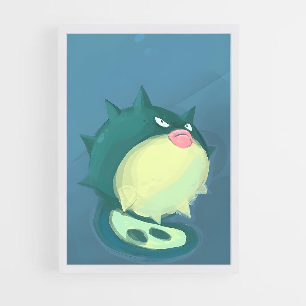 Poster Qwilfish Découvrez – affiche Pokemon (vue 3)