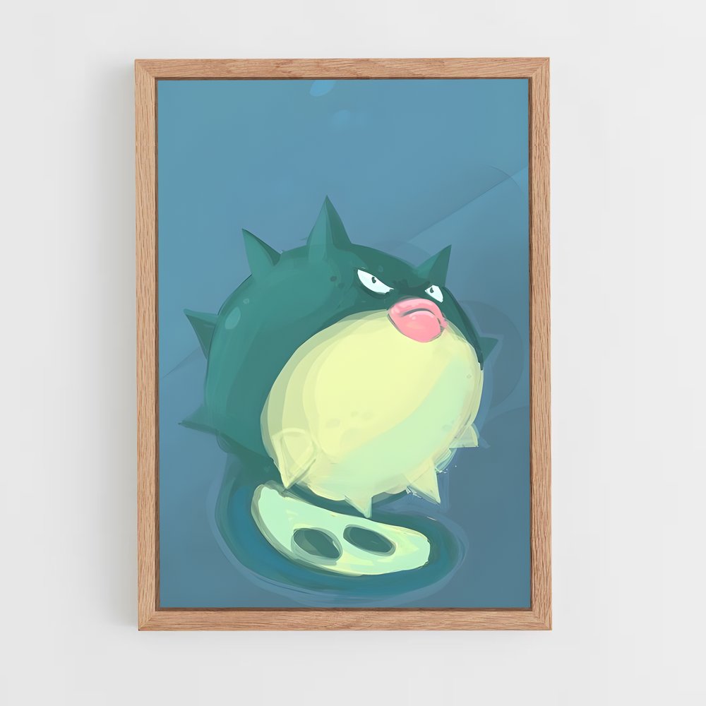 Poster Qwilfish Découvrez – affiche Pokemon (vue 4)