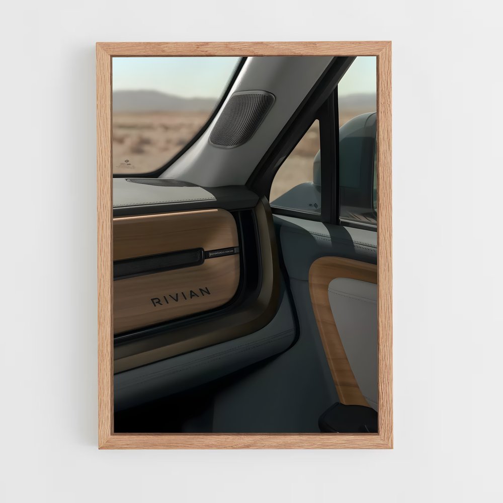 Poster Intérieur Séduisant – affiche Rivian (vue 4)