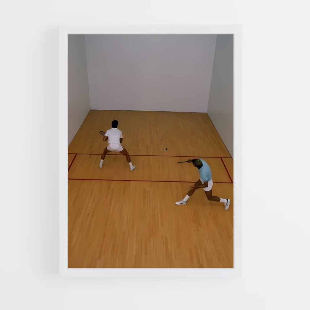 Poster Match Intense – affiche Racquetball (vue 3)