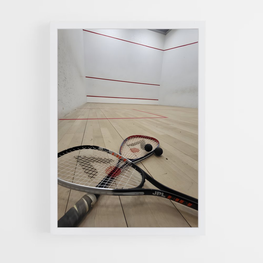 Poster Racket Fever – affiche Racquetball (vue 3)
