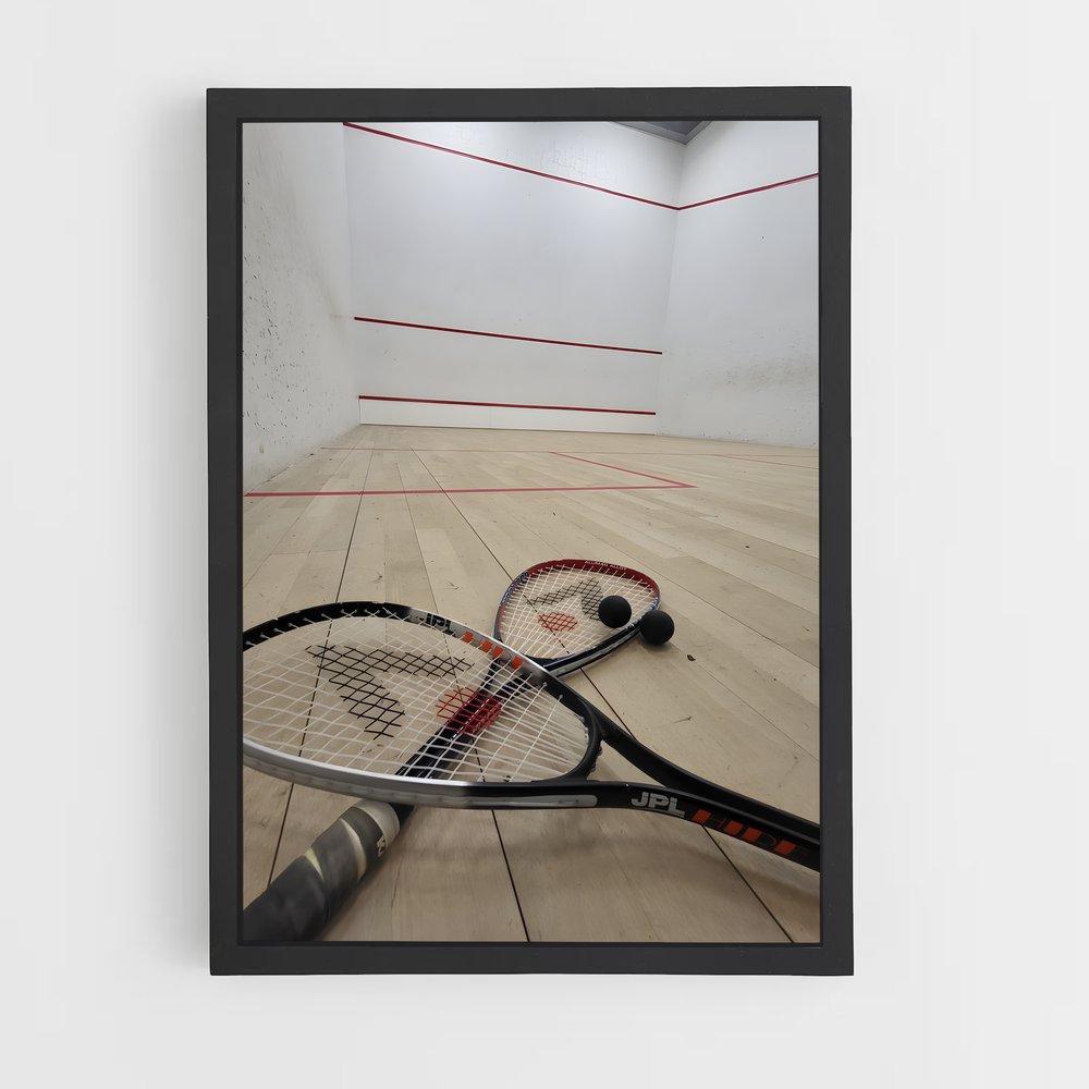 Poster Racket Fever – affiche Racquetball (vue 2)
