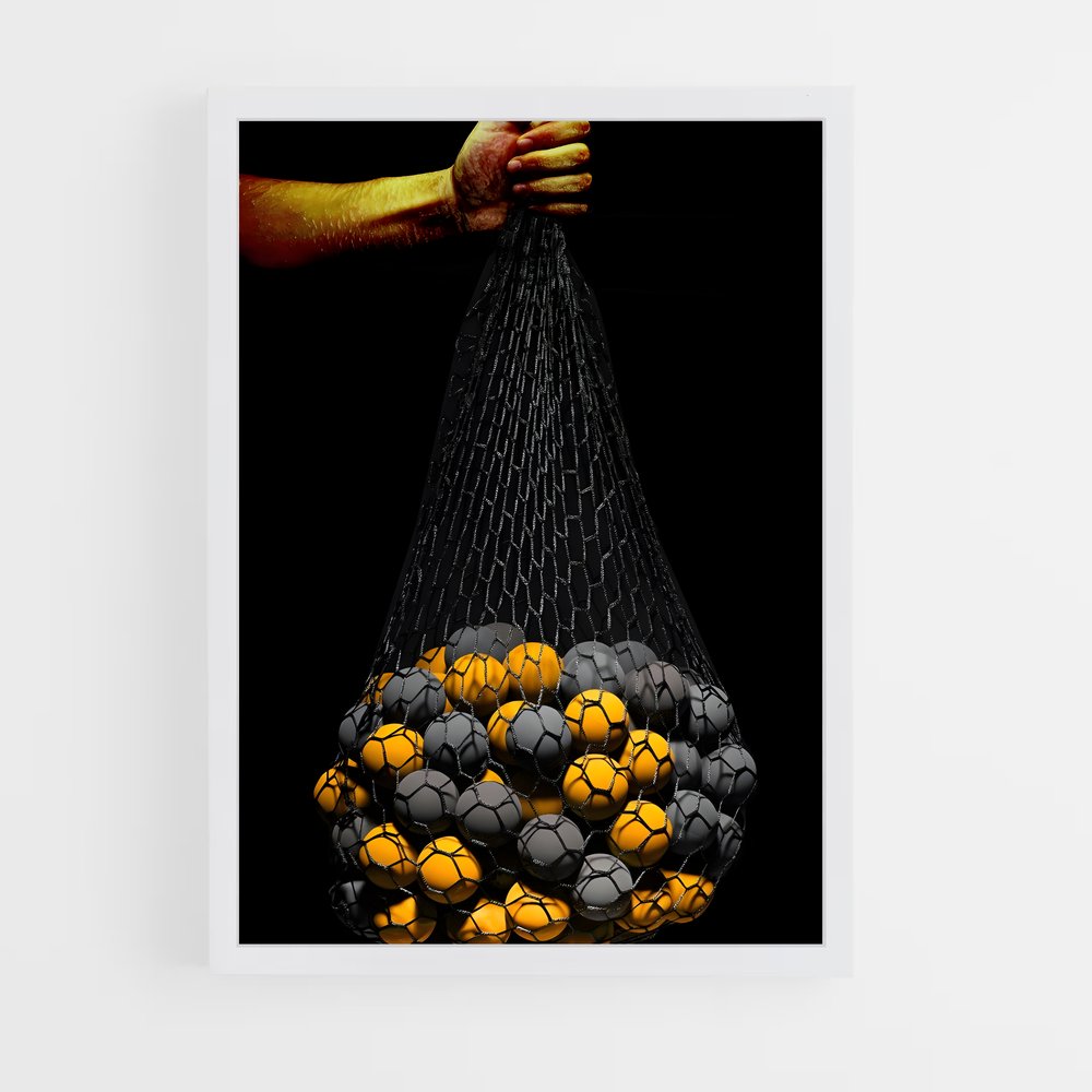 Poster But en Folie – affiche Racquetball (vue 3)