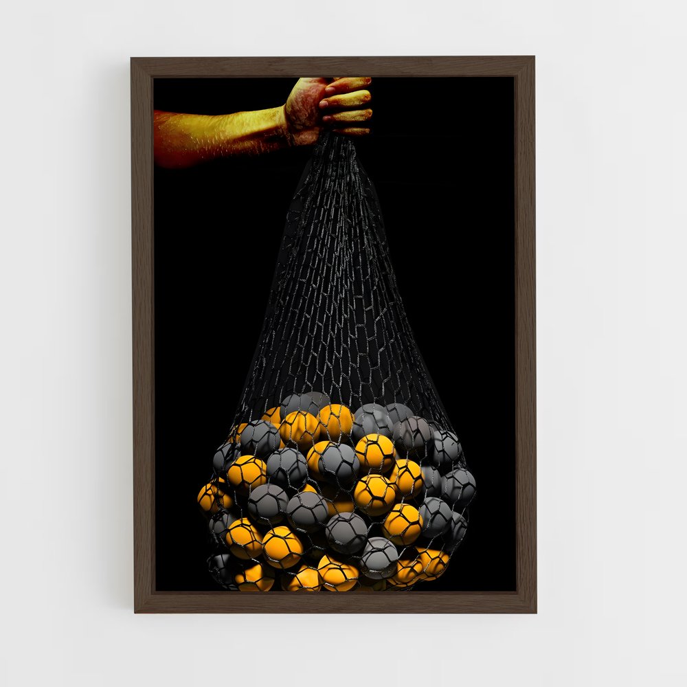 Poster But en Folie – affiche Racquetball (vue 5)