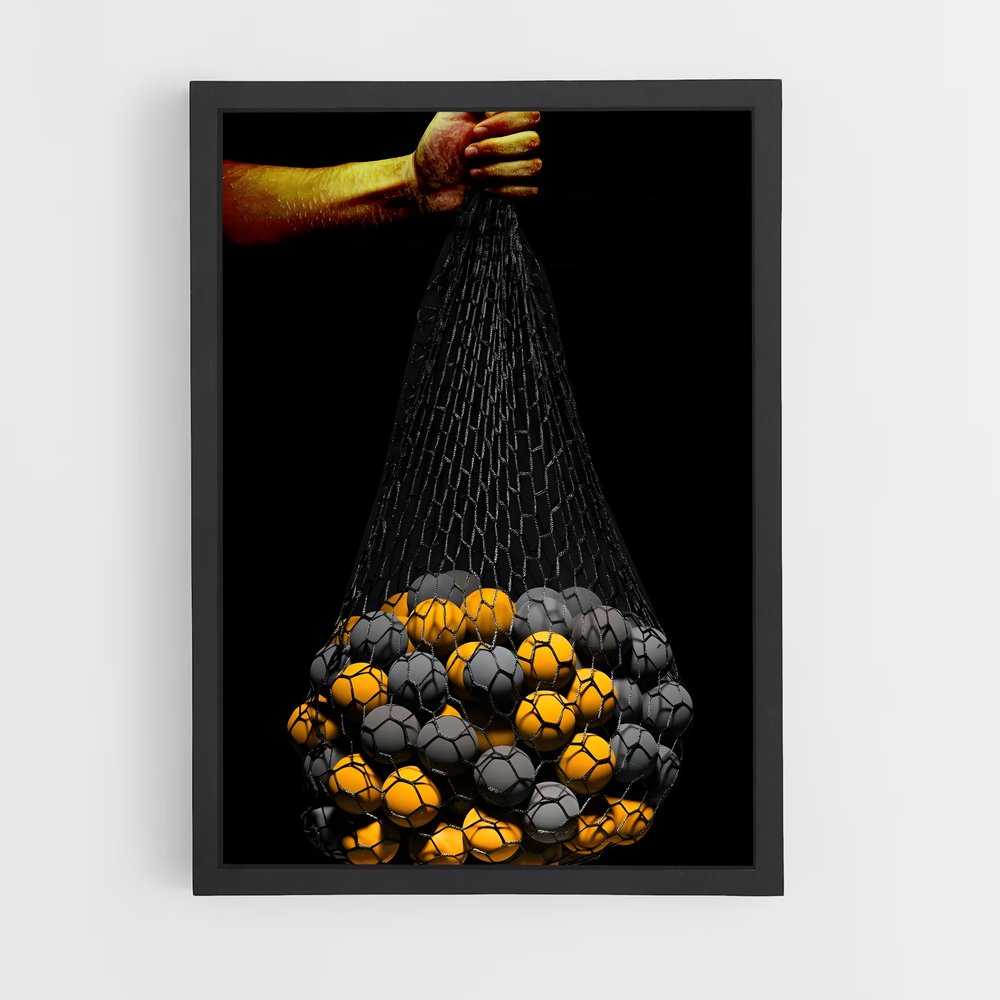 Poster But en Folie – affiche Racquetball (vue 2)