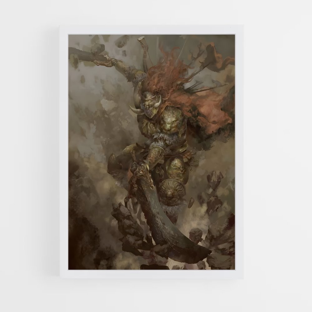 Poster Le Démon Épouvantable – affiche Elden Ring (vue 3)
