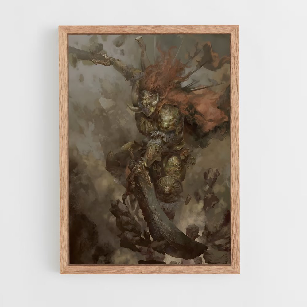 Poster Le Démon Épouvantable – affiche Elden Ring (vue 4)