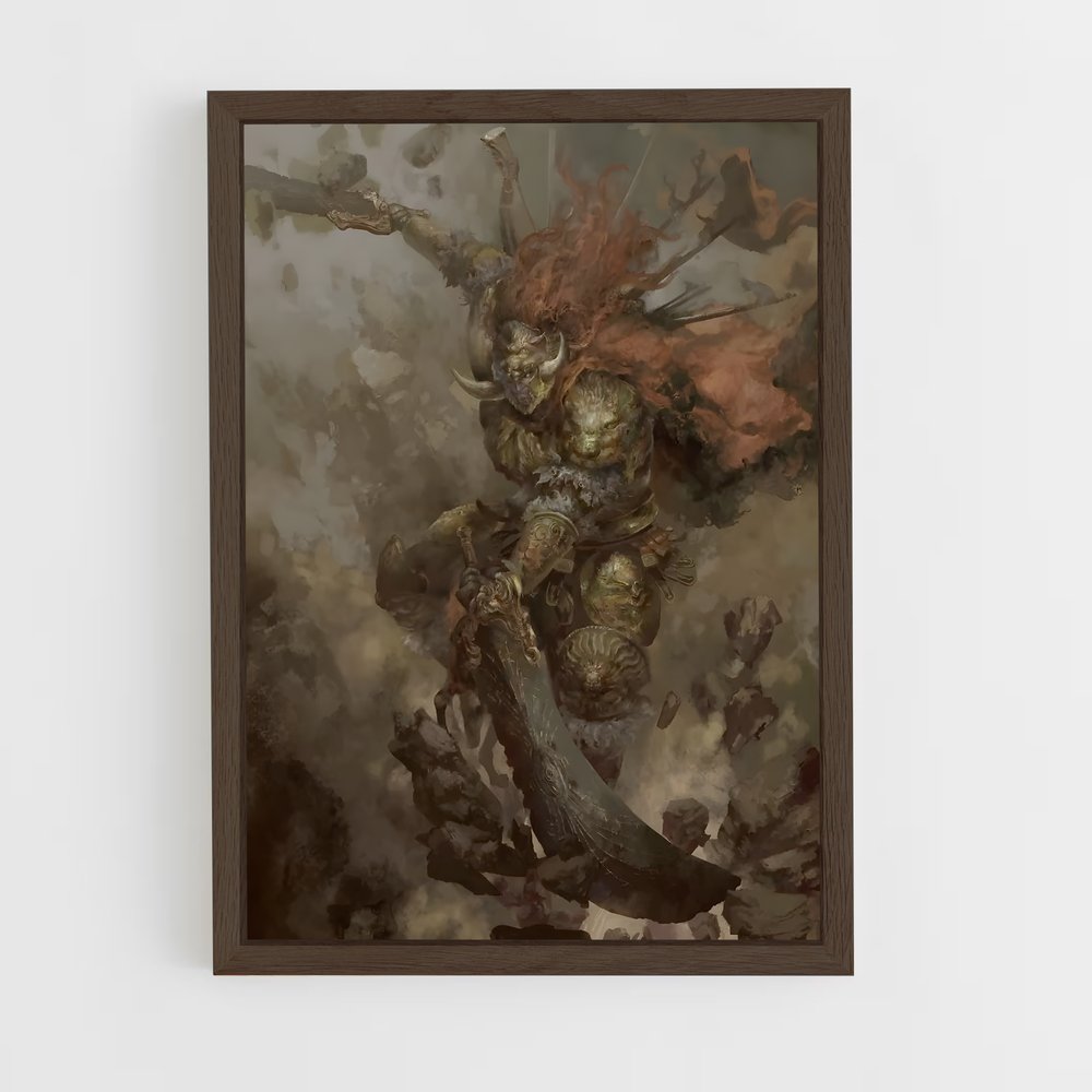 Poster Le Démon Épouvantable – affiche Elden Ring (vue 5)