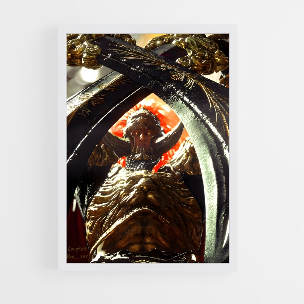 Poster Dragon de Sang – affiche Elden Ring (vue 3)