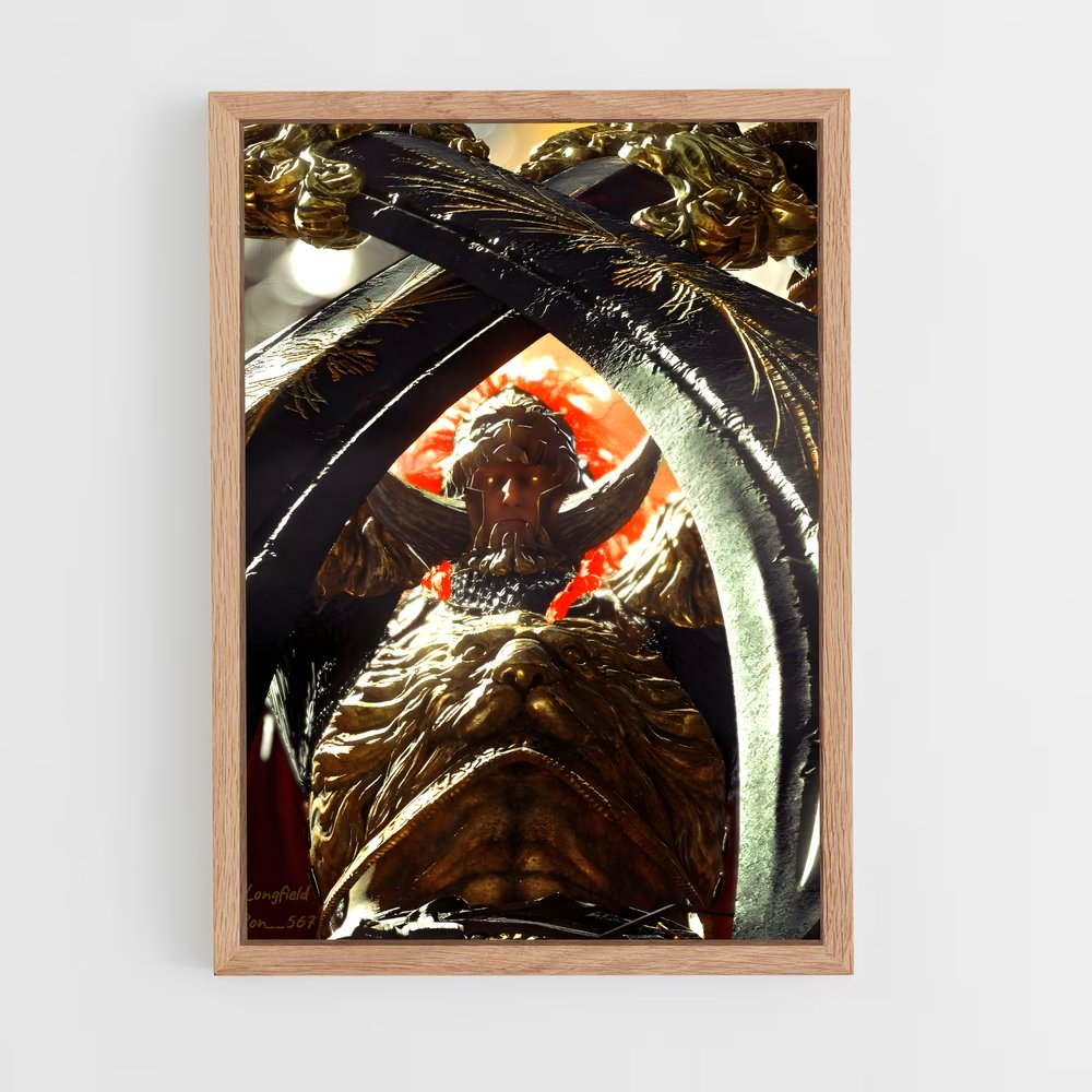 Poster Dragon de Sang – affiche Elden Ring (vue 4)