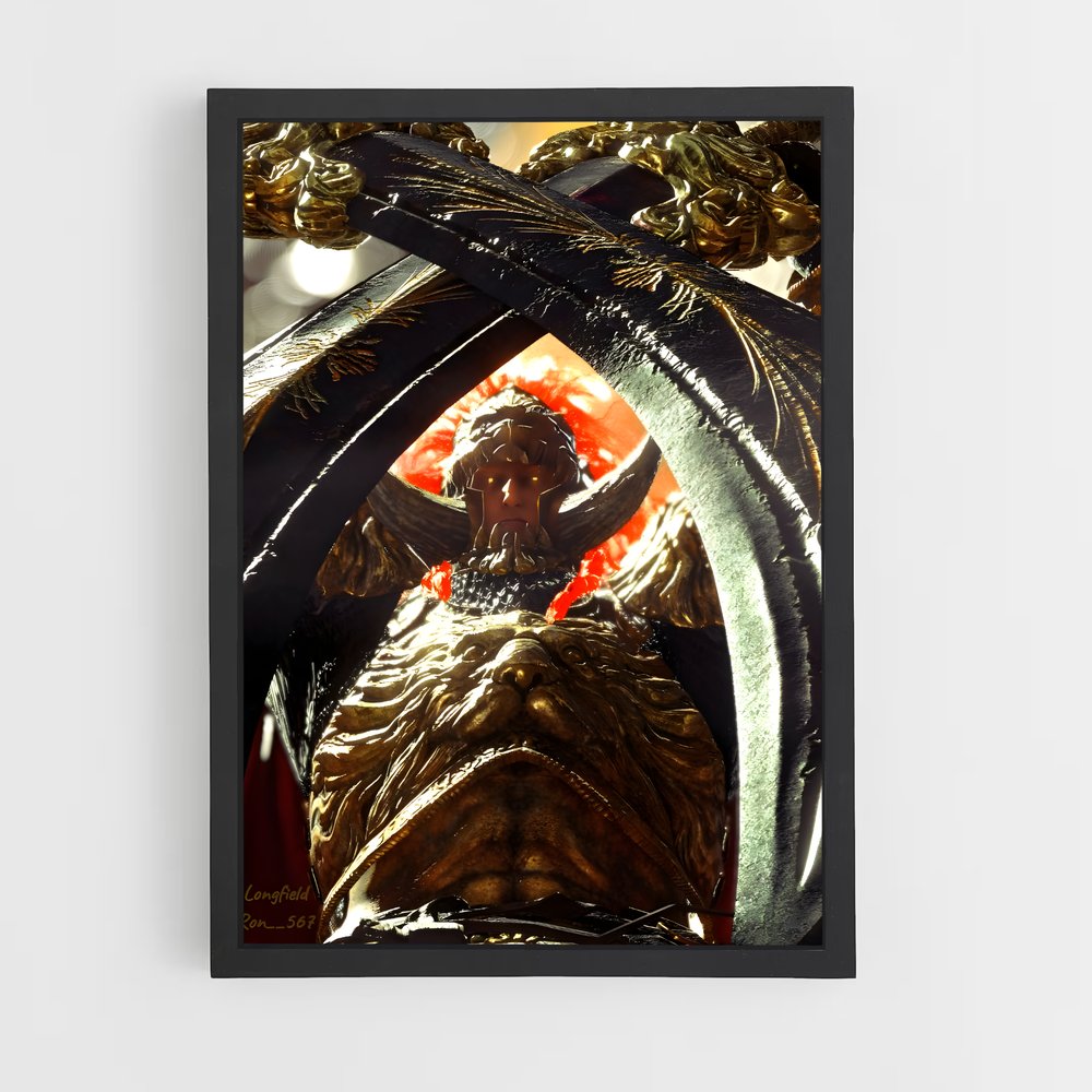 Poster Dragon de Sang – affiche Elden Ring (vue 2)
