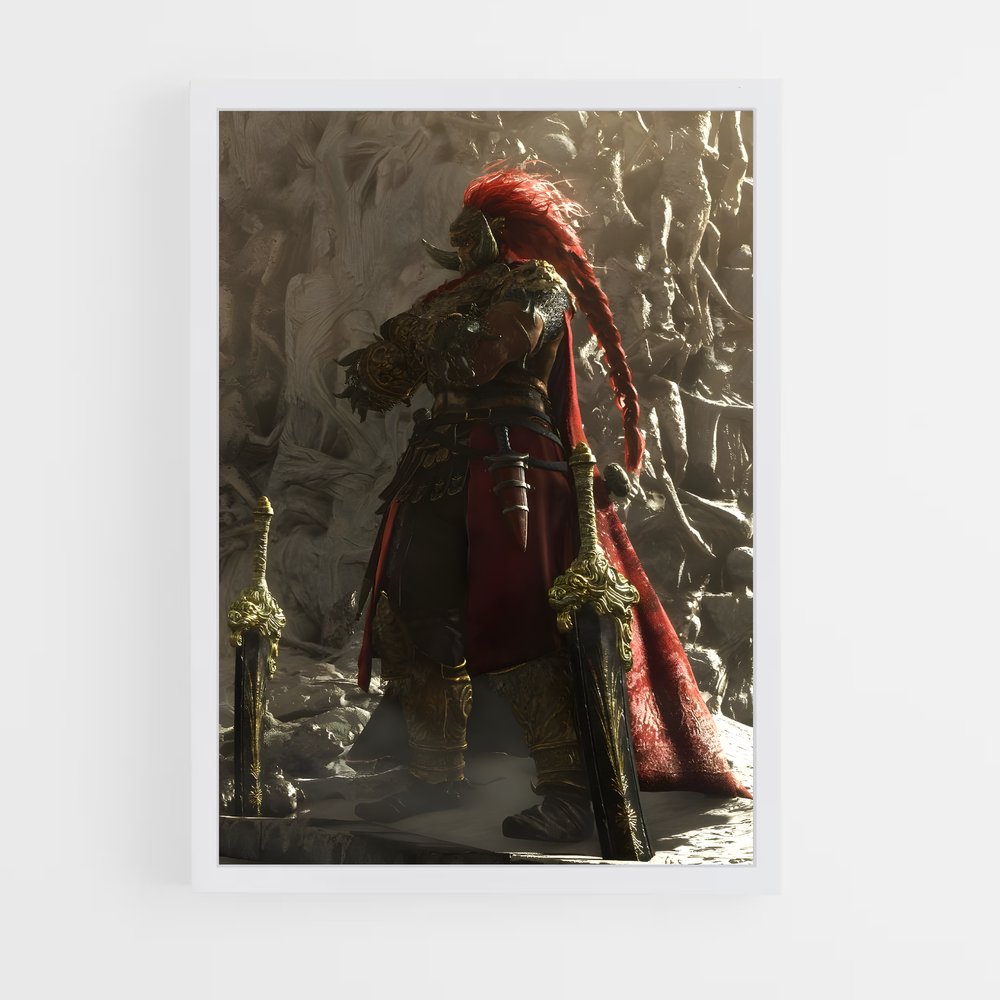 Poster Radahn Rouge – affiche Elden Ring (vue 3)