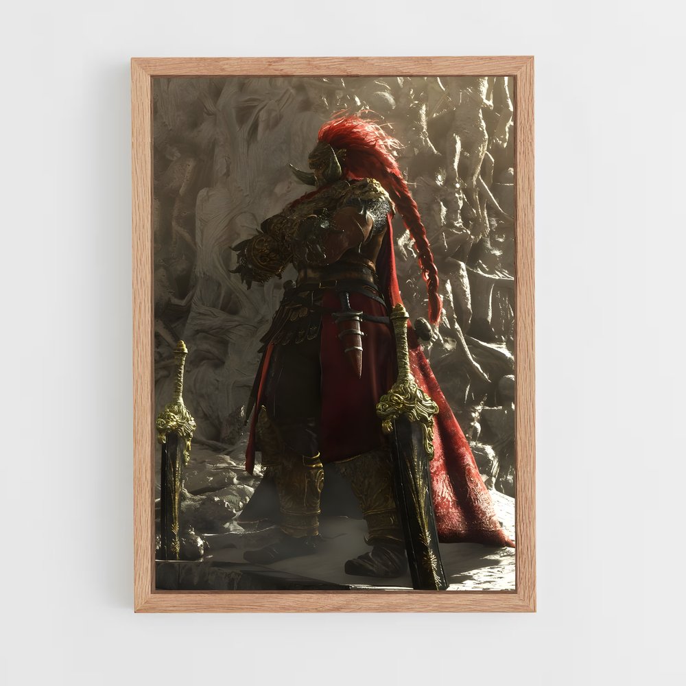 Poster Radahn Rouge – affiche Elden Ring (vue 4)