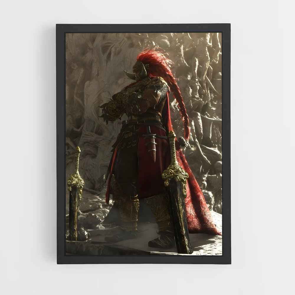 Poster Radahn Rouge – affiche Elden Ring (vue 2)