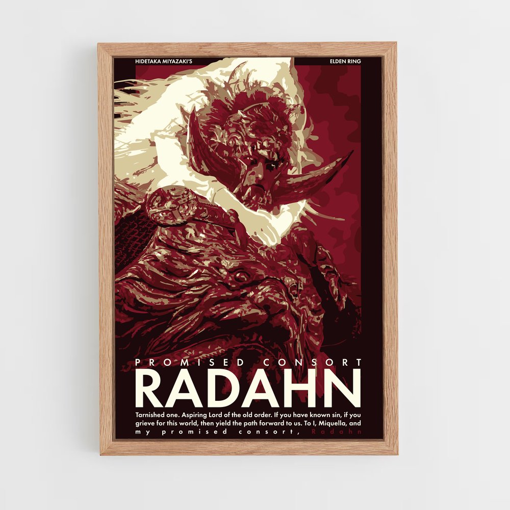 Poster Radahn's Glory – affiche Elden Ring (vue 4)