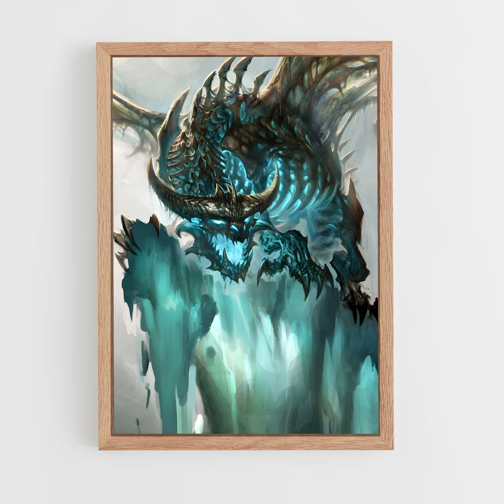 Poster Dragon d'Azur – affiche World of Warcraft (vue 4)