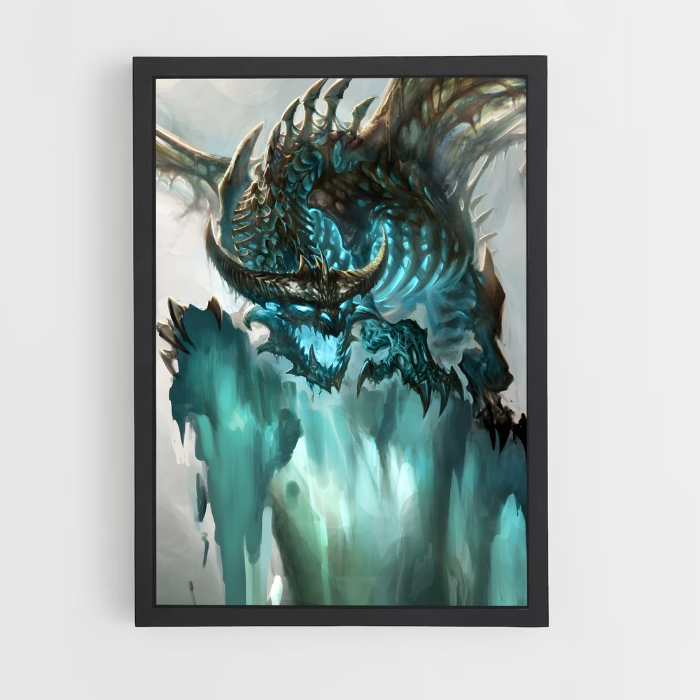Poster Dragon d'Azur – affiche World of Warcraft (vue 2)
