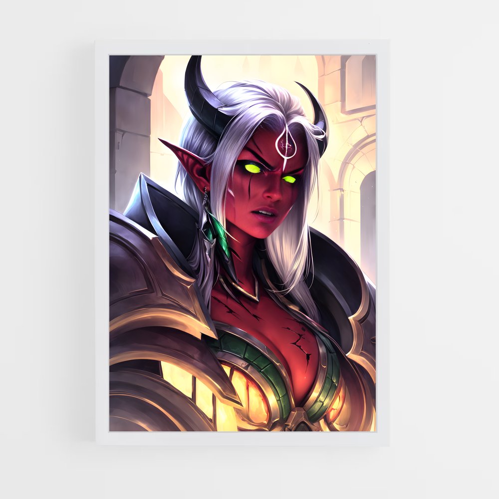Poster Elfe des Rênes – affiche World of Warcraft (vue 3)