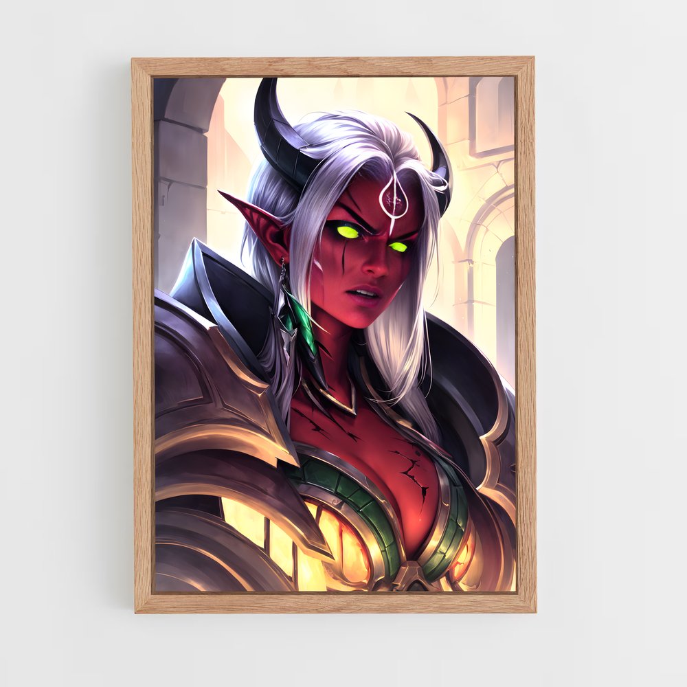 Poster Elfe des Rênes – affiche World of Warcraft (vue 4)