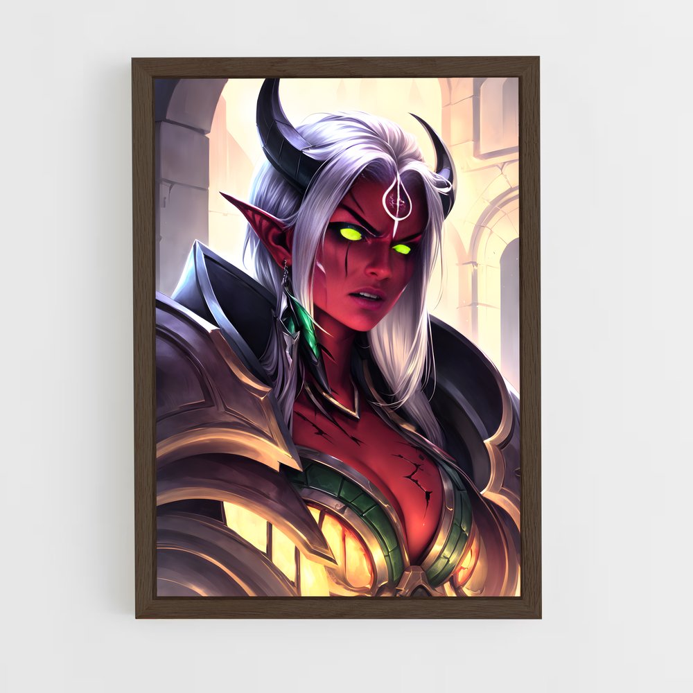 Poster Elfe des Rênes – affiche World of Warcraft (vue 5)