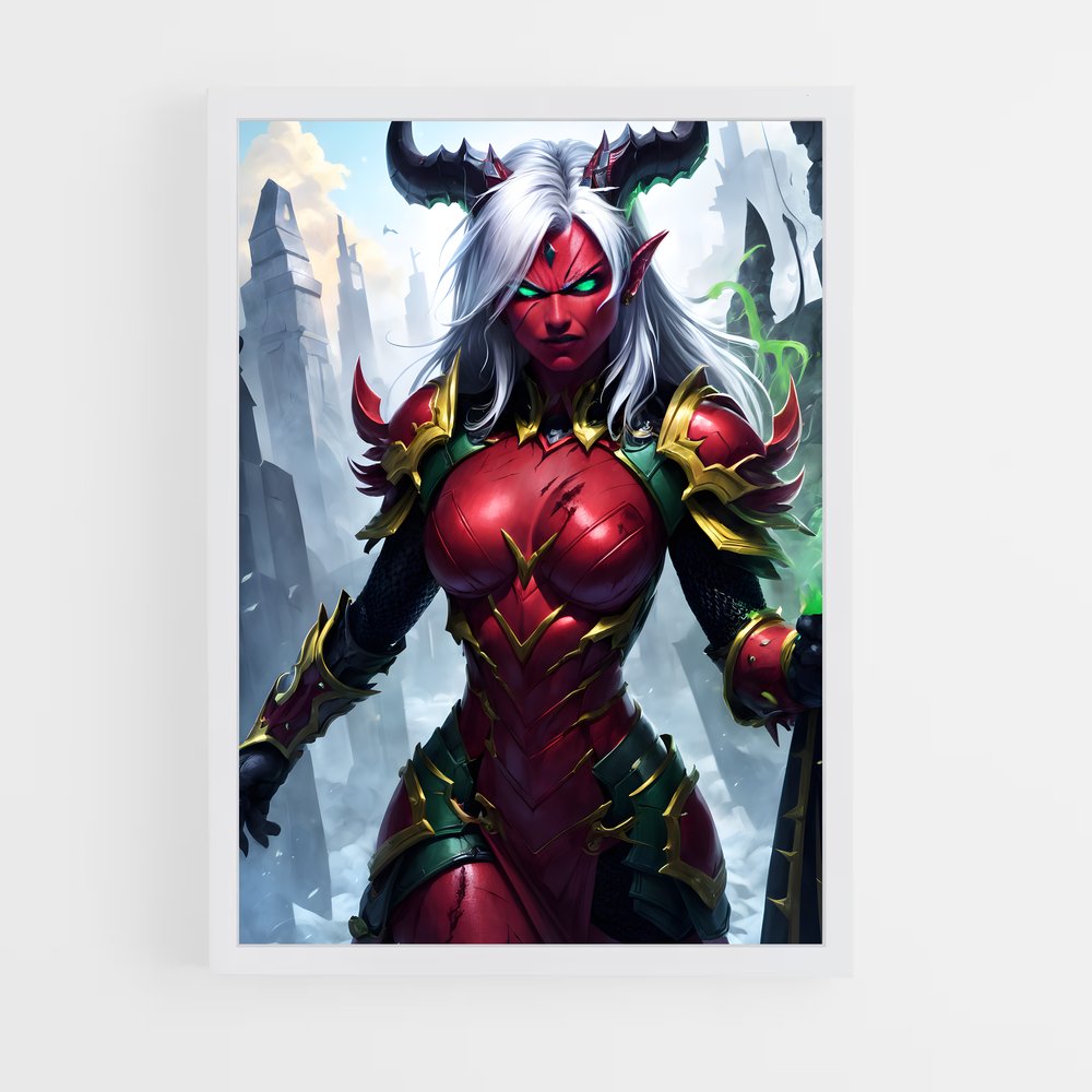 Poster Ragnaros Guerrière – affiche World of Warcraft (vue 3)