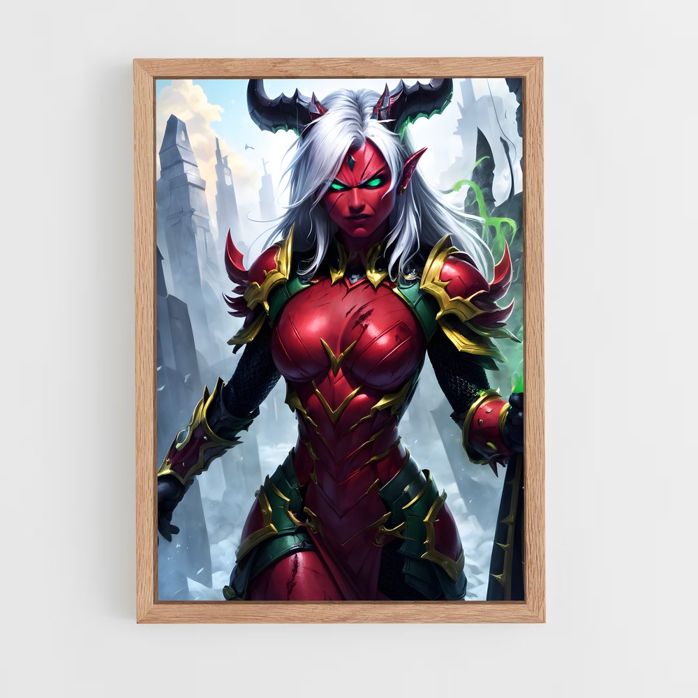 Poster Ragnaros Guerrière – affiche World of Warcraft (vue 4)