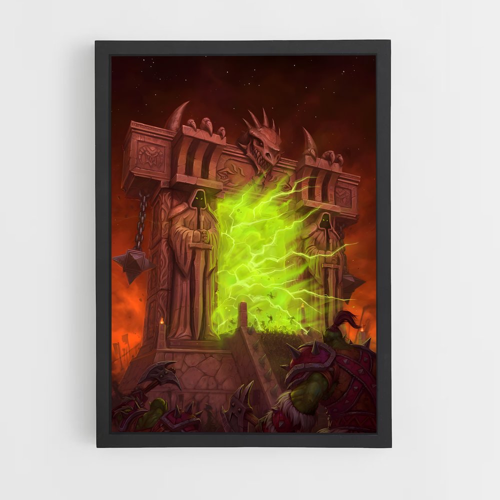 Poster Ragnaros le Destructeur – affiche World of Warcraft (vue 2)