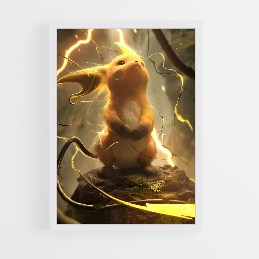 Poster Éclair de Lapin – affiche Pokemon (vue 3)