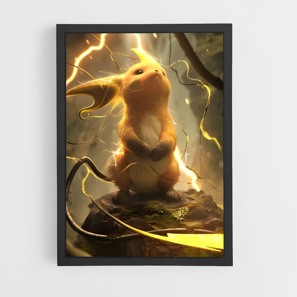 Poster Éclair de Lapin – affiche Pokemon (vue 2)