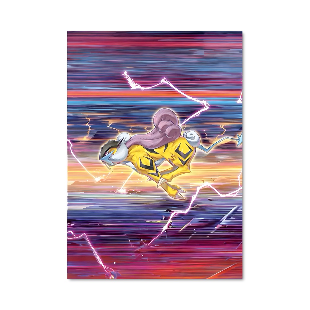 Poster Raikou Électro-Choc – affiche Pokemon