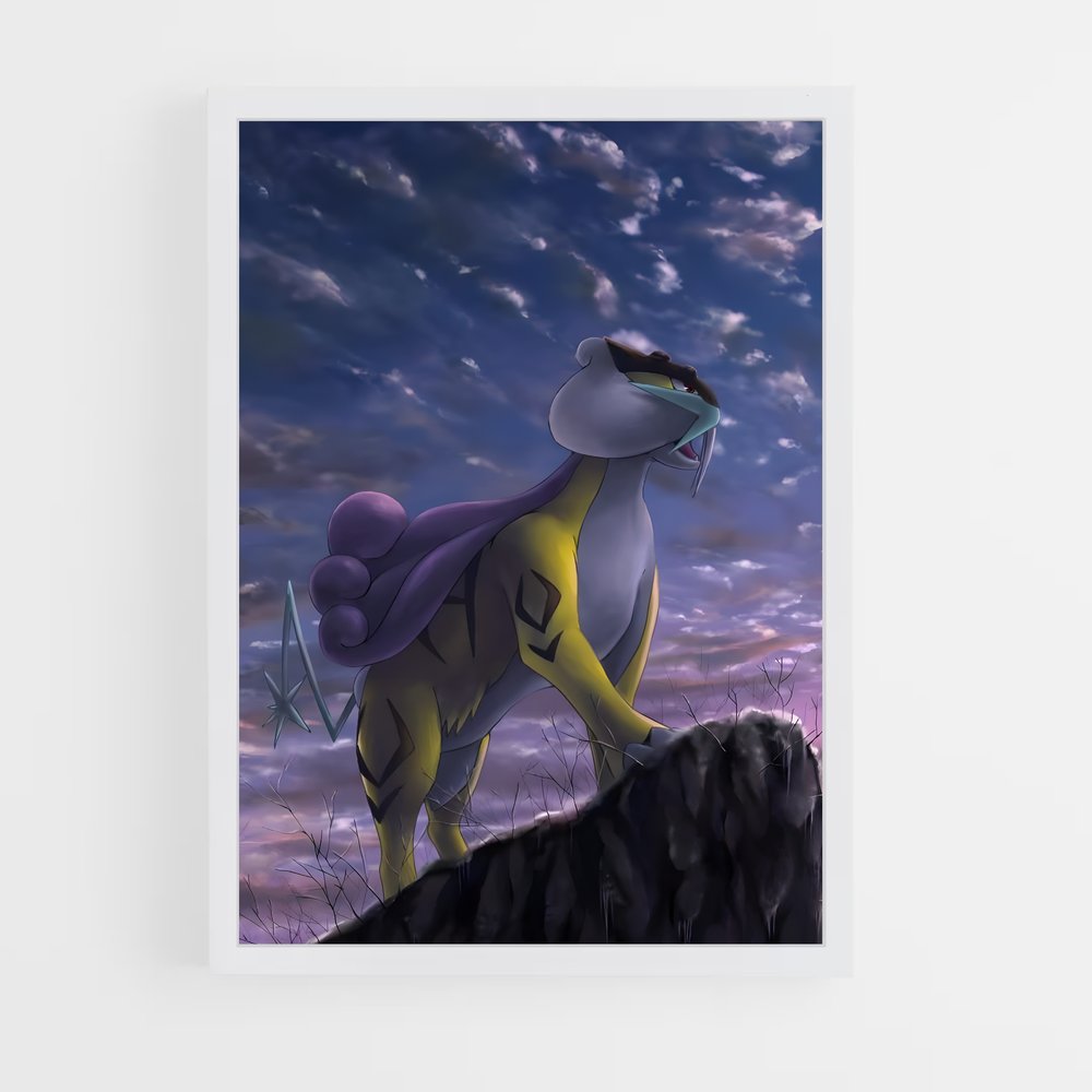 Poster Montagne Éthérée – affiche Pokemon (vue 3)