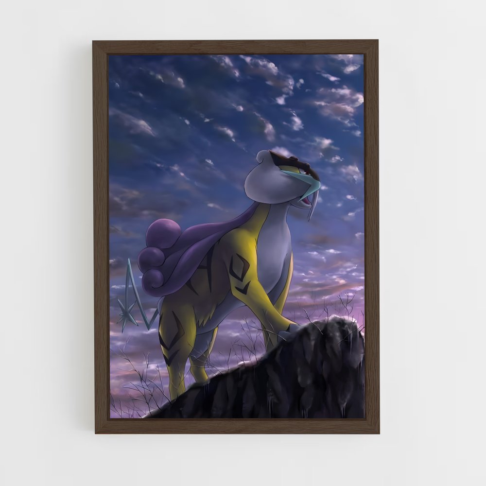 Poster Montagne Éthérée – affiche Pokemon (vue 5)